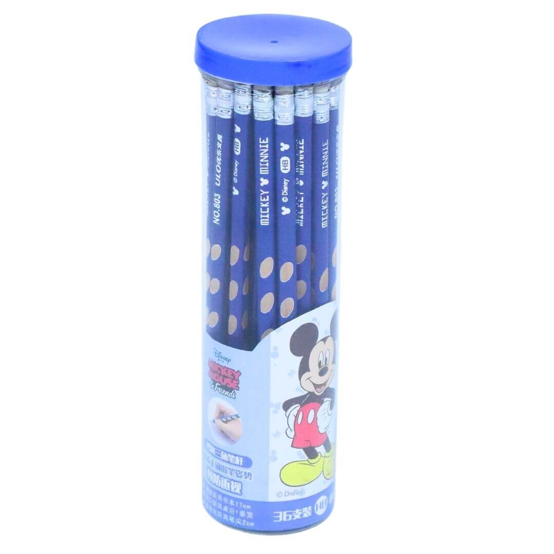 36 Lead Mickey Lead Pencils - Fun and Colorful Pencils for Kids