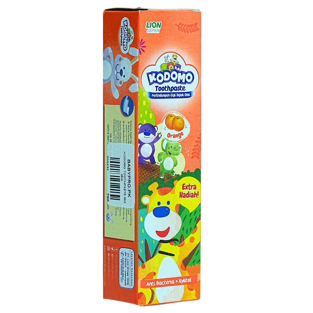 Kodomo Orange Toothpaste - Extra Hadiah!