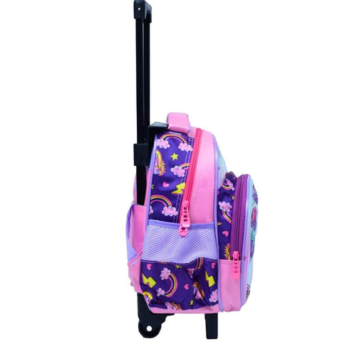 12 Inch Unicorn Trolley School Bag - Perfect for Little Dreamers on the Go!