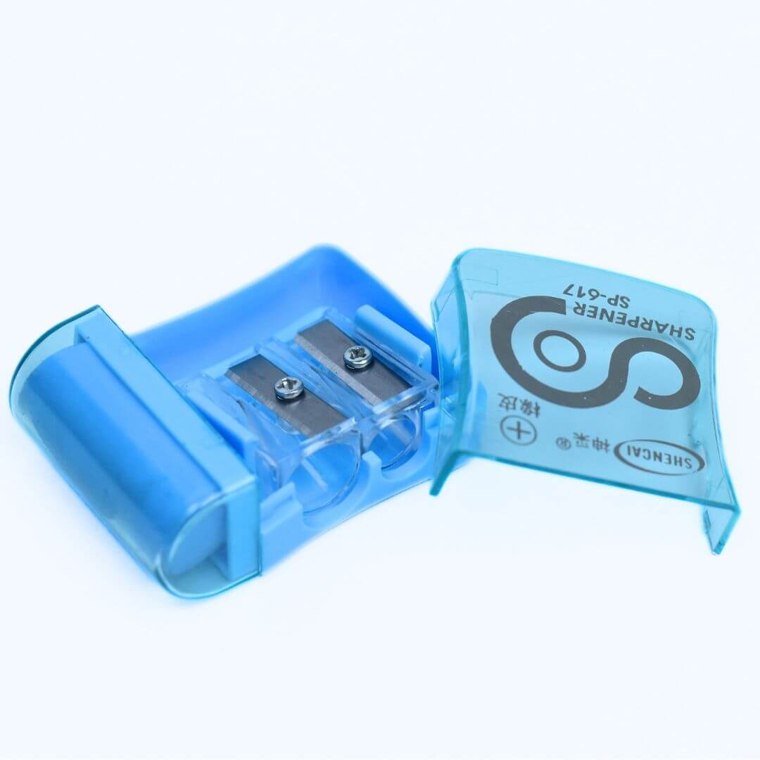 Simple Blue Pencil Sharpener