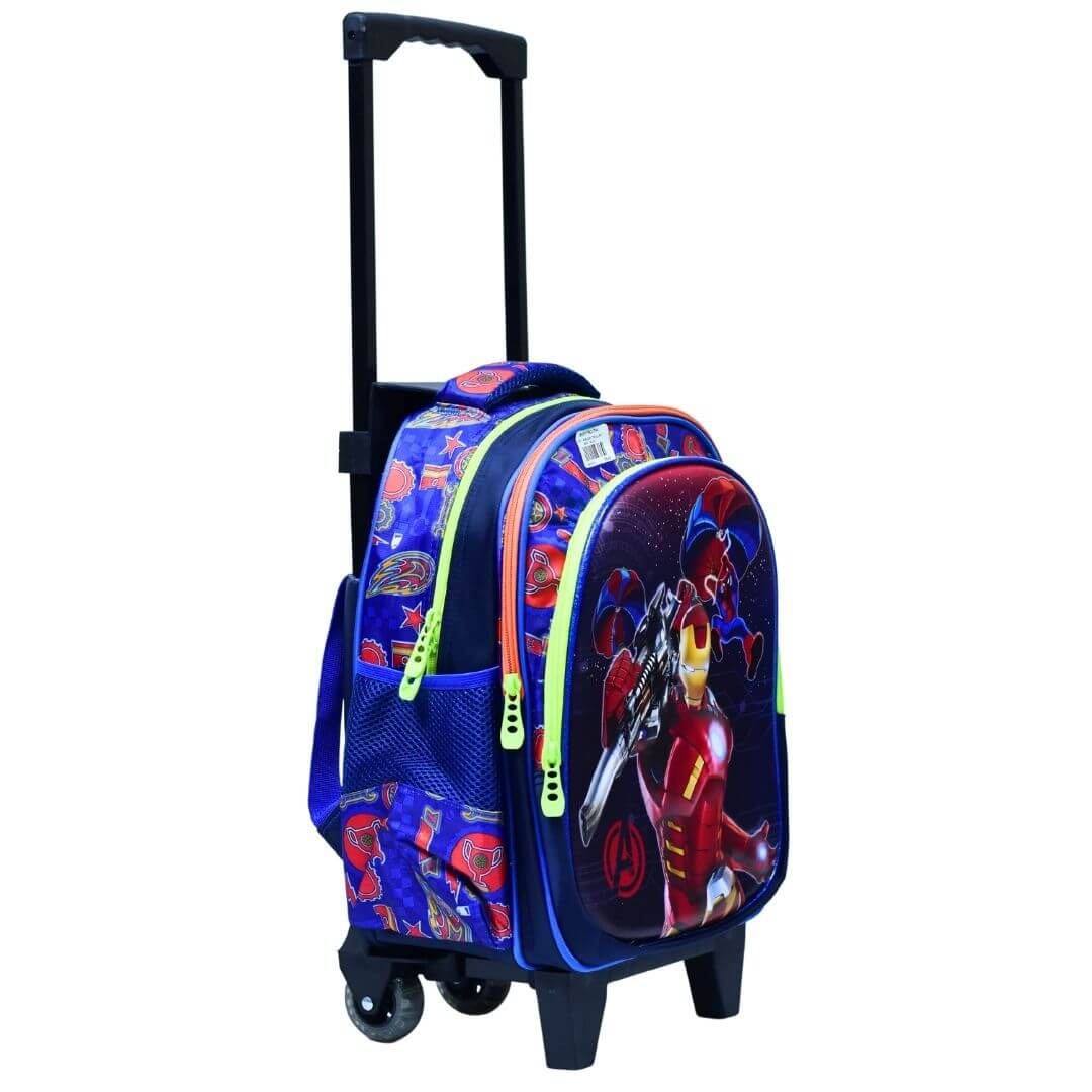 14 Inch Avengers Trolley School Bag - Perfect for Little Superheroes on the Go!