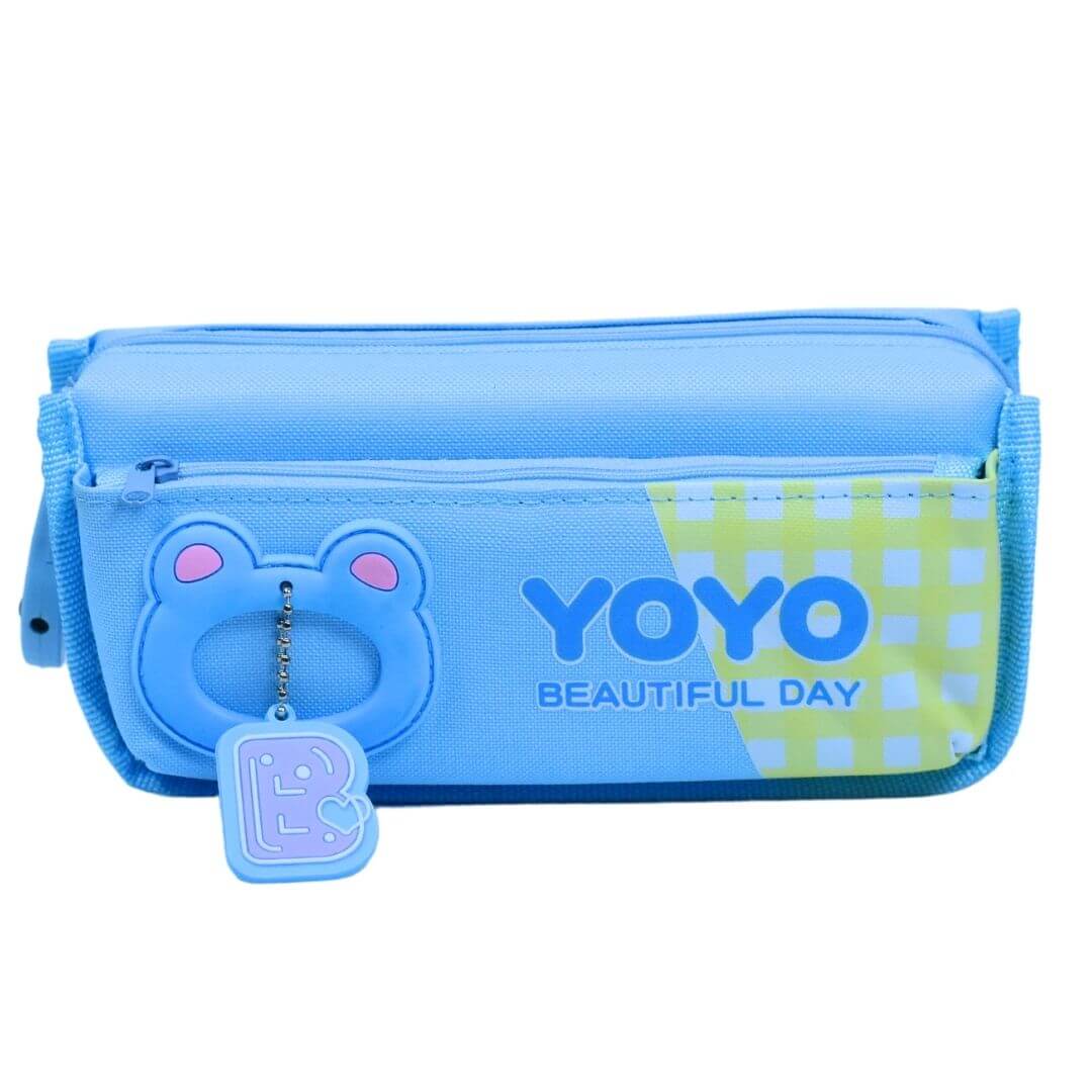 Yoyo Frog Pencil Case - Cute and Colorful Stationery Bag