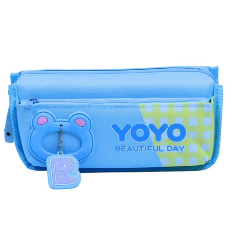 Yoyo Frog Pencil Case - Cute and Colorful Stationery Bag