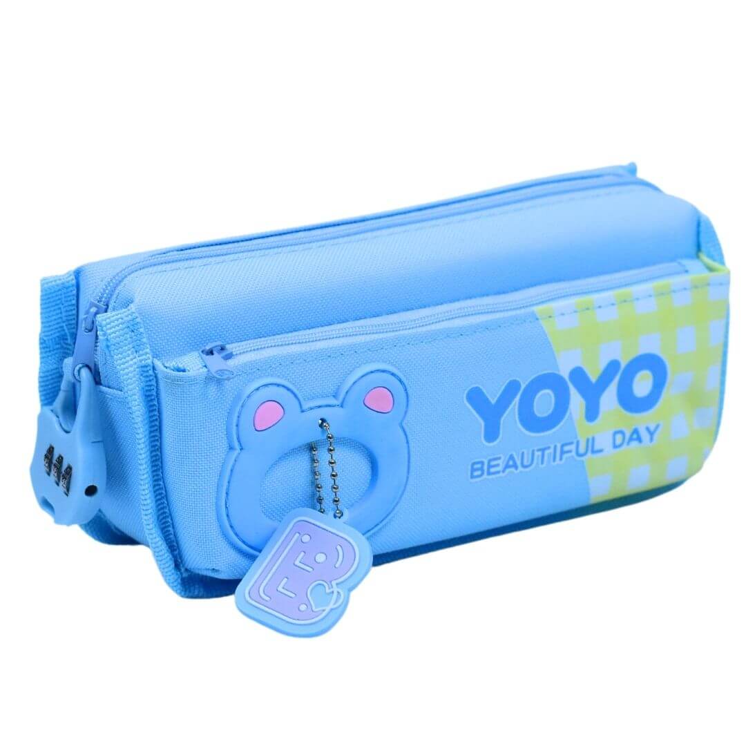 Yoyo Frog Pencil Case - Cute and Colorful Stationery Bag