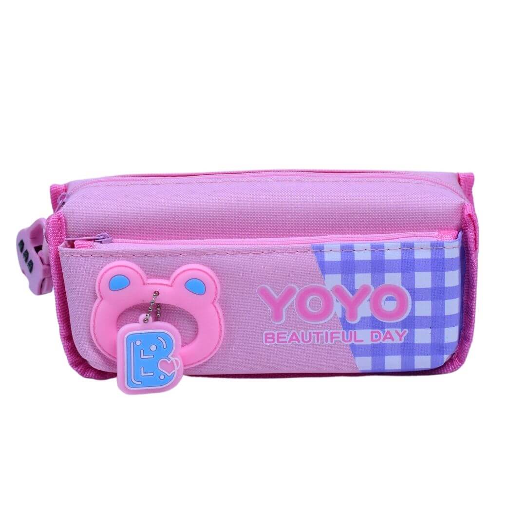 Yoyo Frog Pencil Case - Cute and Colorful Stationery Bag