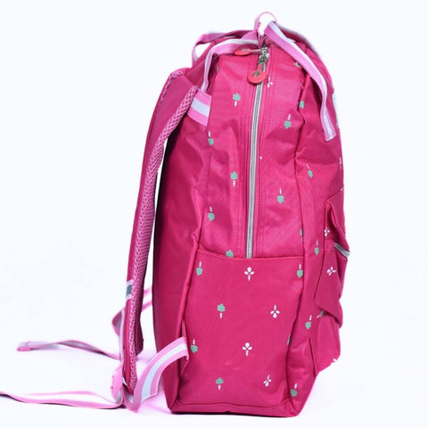 New Flower 17 Inch School Bag - The Ultimate Backpack for Students!