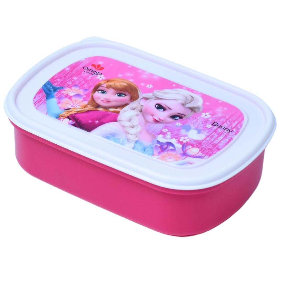 Barbie Single Compartment Lunch Box with Utensils