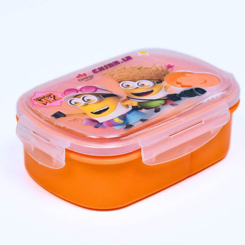 Despicable Me 2 Minions Lunch Box with Spoon and Fork