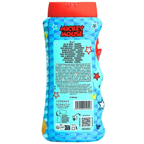 Disney Mickey Mouse 2-in-1 Bubble Bath & Shampoo | Extra Mild | 475ml