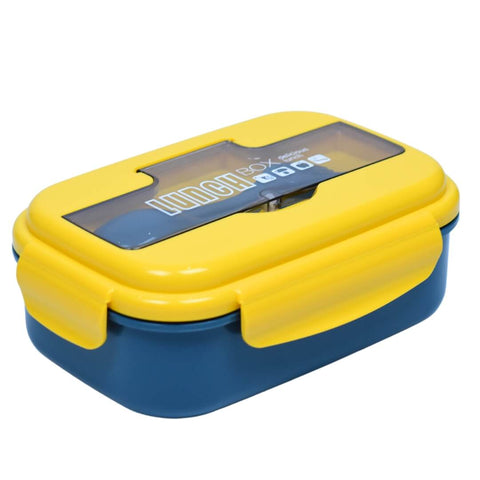 BPA Free Lunch Box with Spoon and Fork | Leak-Proof Bento Box with Two Compartments for Kids in Pakistan