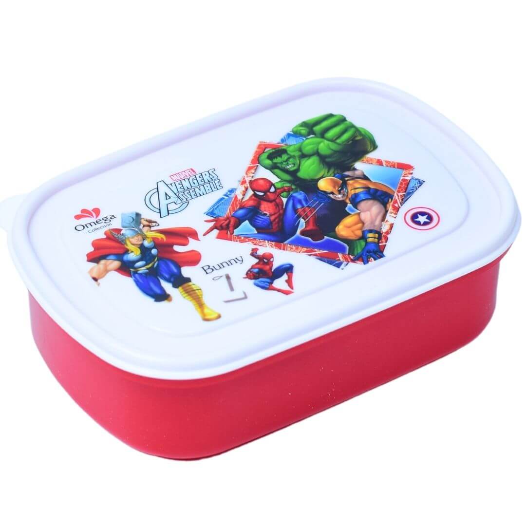 Avengers Single Compartment Lunch Box with Utensils