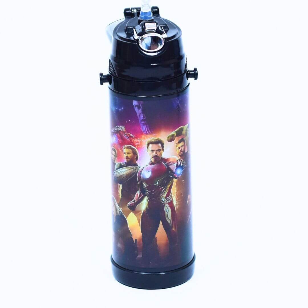 500ml Stainless Steel Avengers Water Bottle - Pakistan