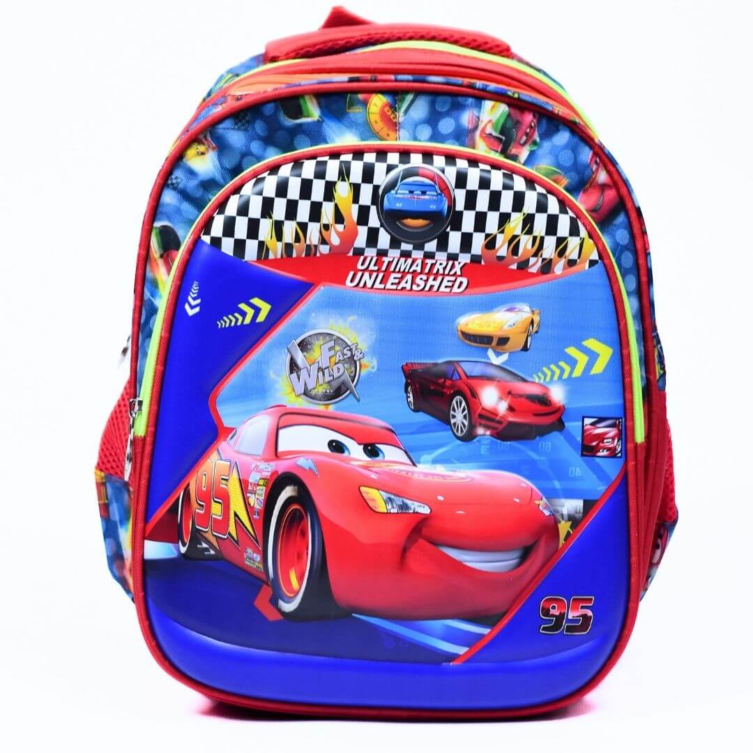 14-Inch Super Car School Bag - Perfect for Little Speedsters on the Go