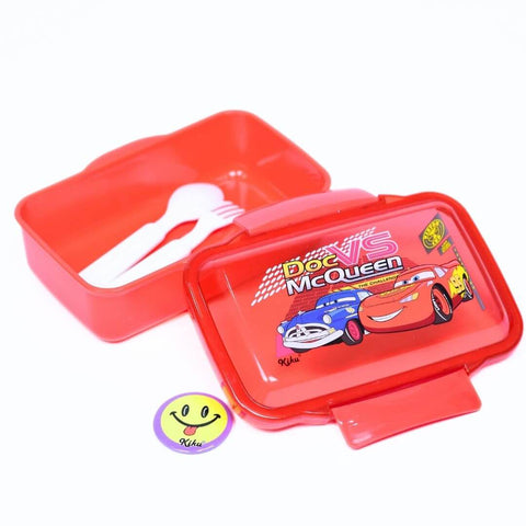 McQueen Lunch Box with Spoon and Fork