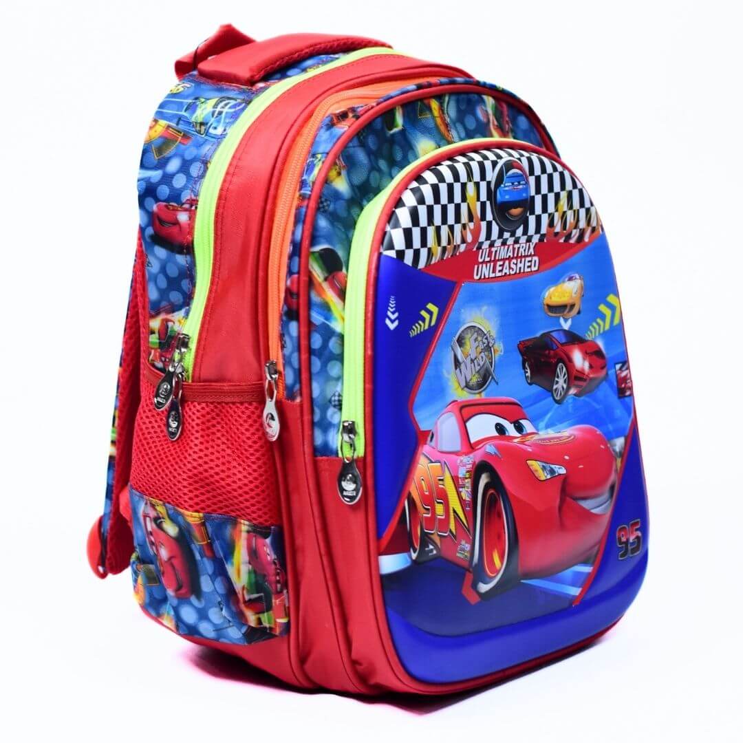 14 Inch Super Car School Bag Perfect for Little Speedsters on the Go