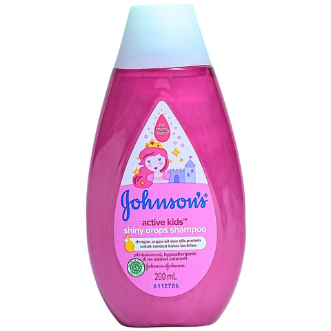 Johnson's® Active Kids™ Shiny Drops Shampoo | Argan Oil & Silk Protein | 200ml