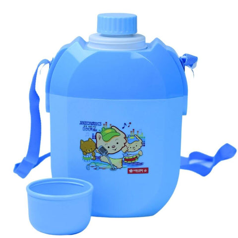 1000ml Blue Water Bottle with Simple and Elegant Design