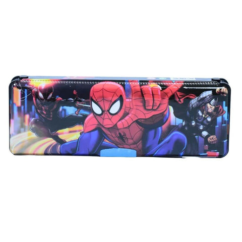 Spiderman Multifunctional Pencil Case | Durable ABS Plastic | Large Capacity | Perfect for School Supplies