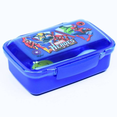 HERDES Marvel Avengers Endgame Lunch Box with Badge - Keep Your Food Fresh and Secure.