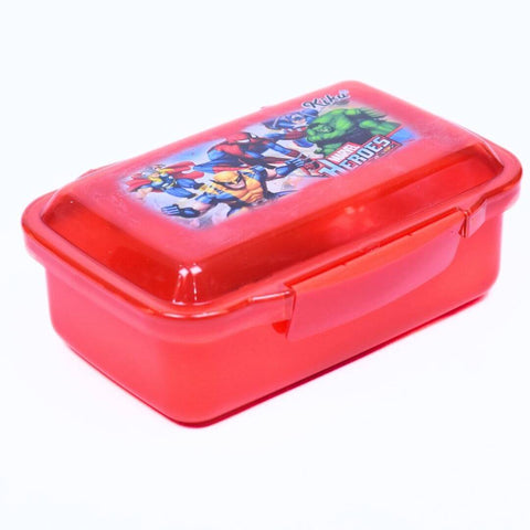 HERDES Marvel Avengers Endgame Lunch Box with Badge - Keep Your Food Fresh and Secure.