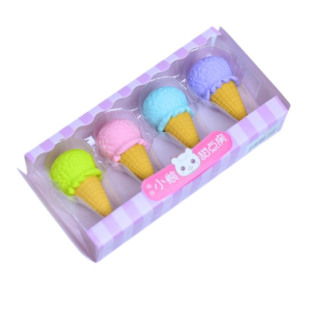 Cute Ice Cream Cone Eraser