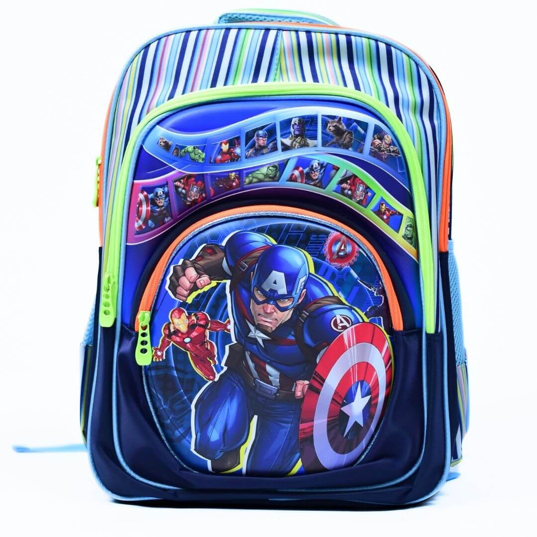 16-Inch Avengers School Bag - Perfect for Little Superheroes on the Go!