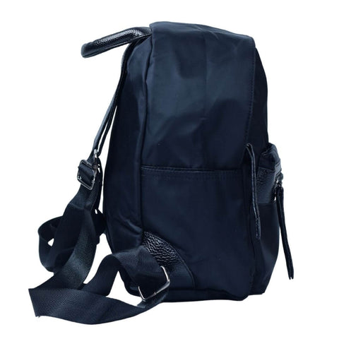 12 Inch Black (Small) Backpack for University Going Girls