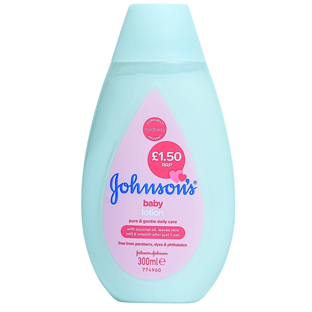 Johnson's Baby Lotion (300ml) with Coconut Oil - Pure & Gentle Daily Care