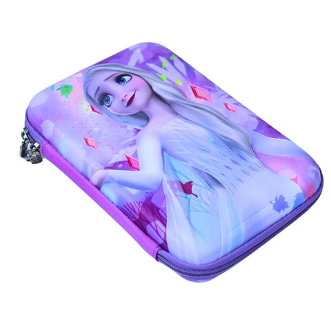 Purple Elsa Pencil Case 8x6 Inch