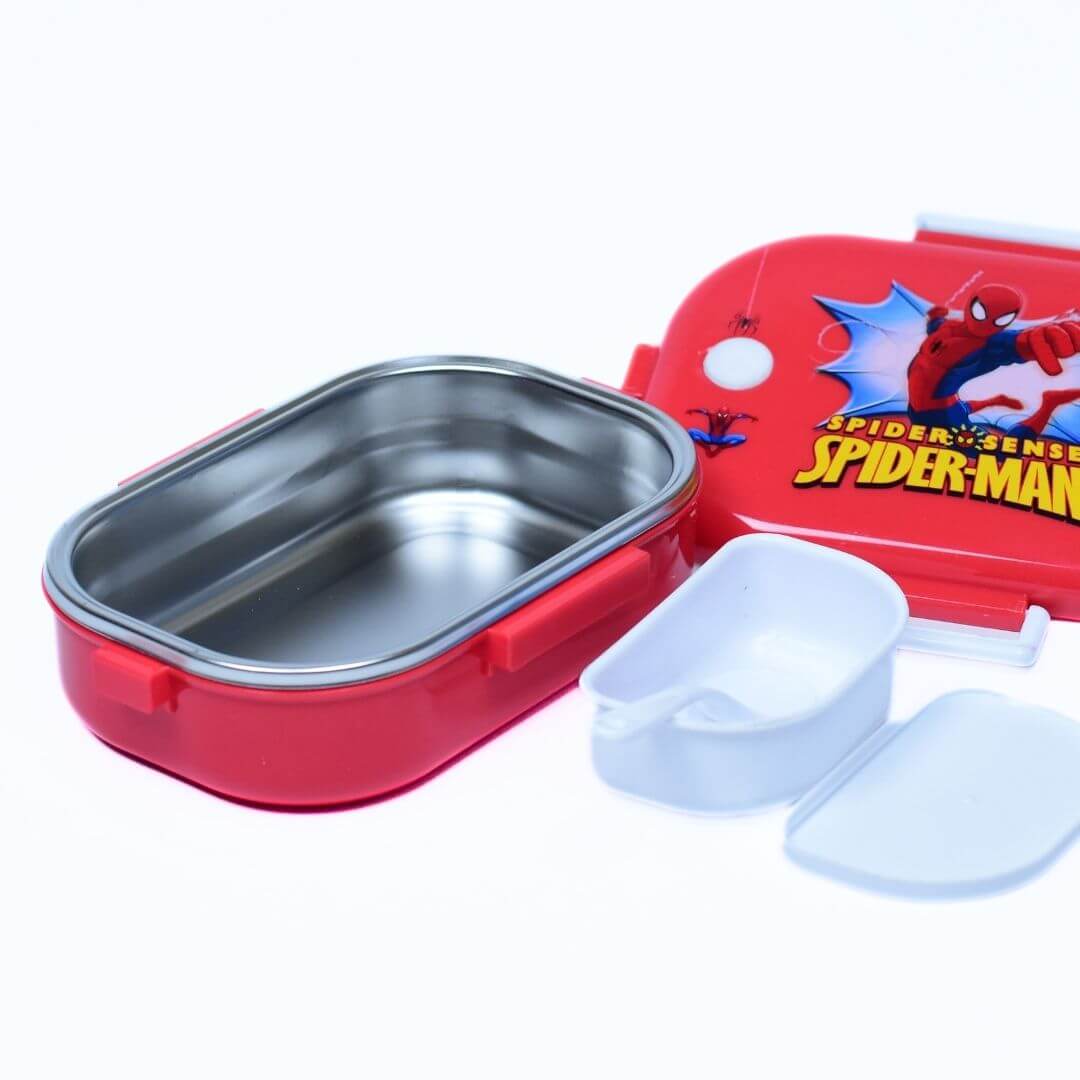 Spider-Man Stainless Steel Lunch Box | Leak-Proof & BPA Free | Perfect for Kids in Pakistan