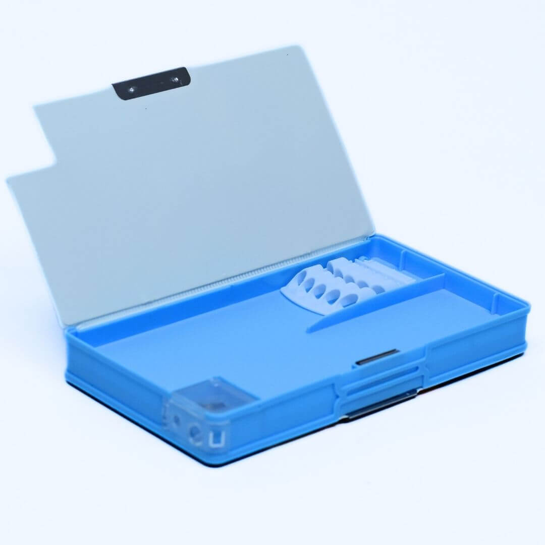 Multi-Function Large Magnet Geometry Box with Attractive Rubber Character - The Perfect Way to Organize Your Geometry Supplies and Keep Your Tools Secure