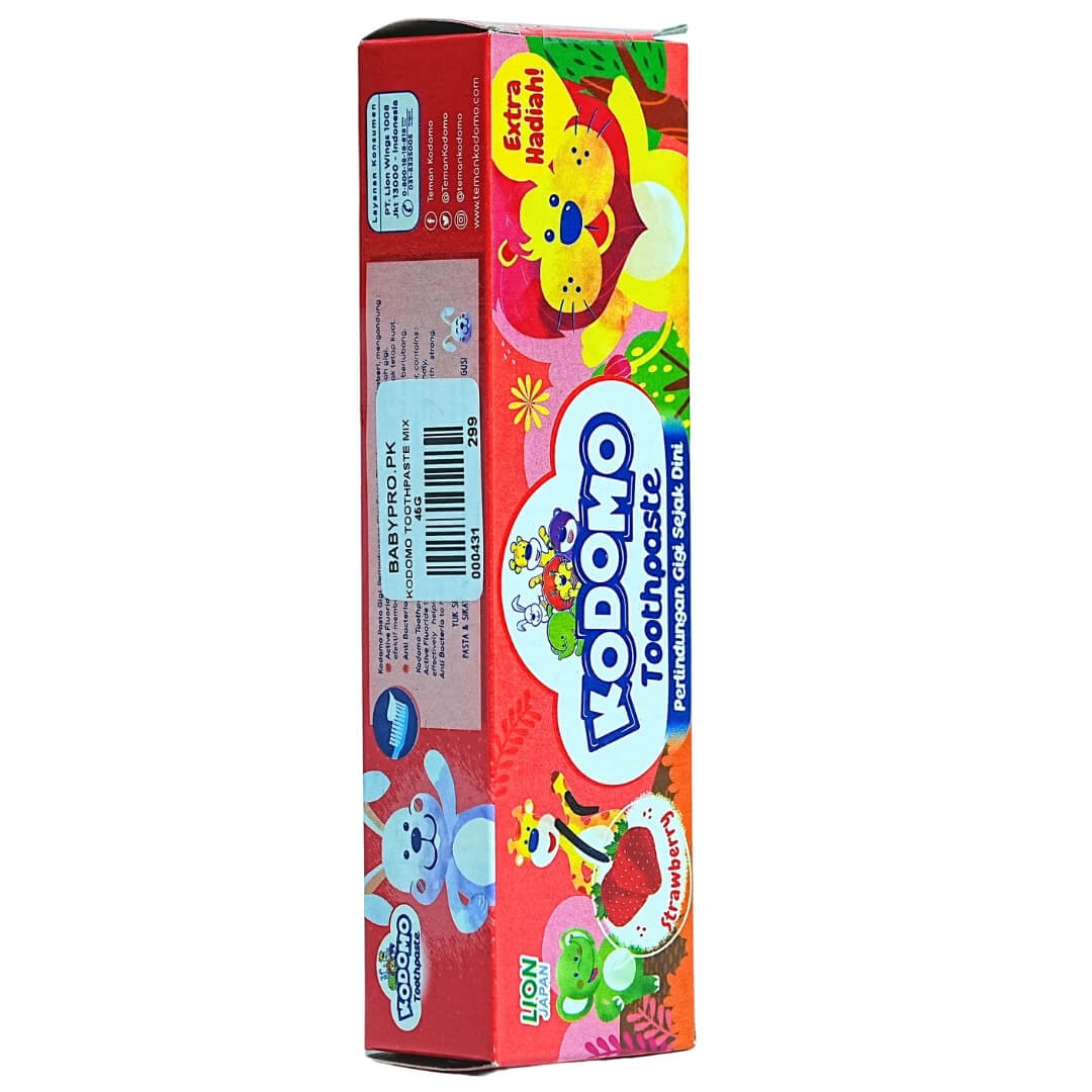 Kodomo Strawberry Toothpaste - Extra Hadiah!