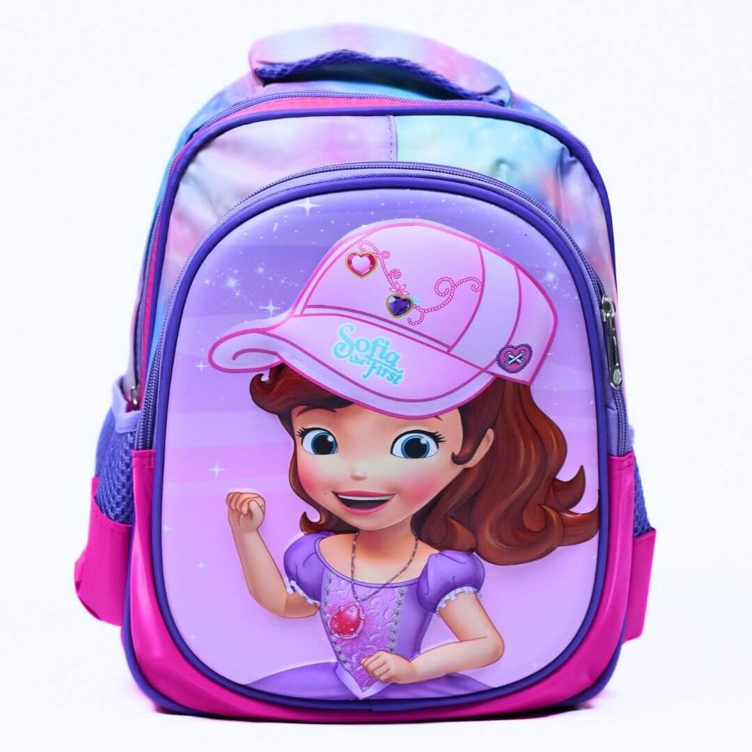 12-Inch Sofia the First School Bag - Perfect for Little Princesses on the Go!