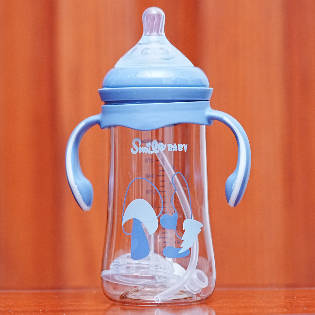 300ml Leak-proof Multifunction Sippy Cup with Straw (3 Years+)