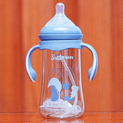 300ml Leak-proof Multifunction Sippy Cup with Straw (3 Years+)