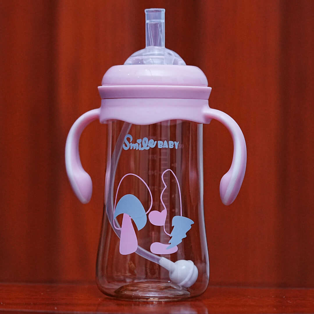 300ml Leak-proof Multifunction Sippy Cup with Straw (3 Years+)