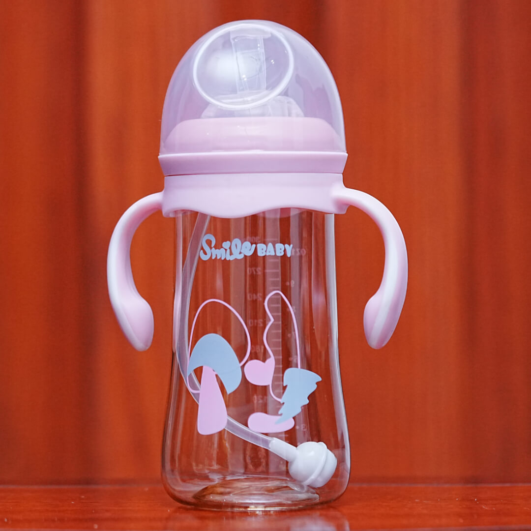 300ml Leak-proof Multifunction Sippy Cup with Straw (3 Years+)