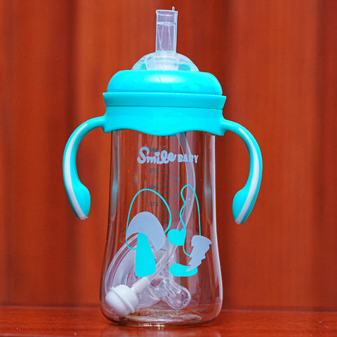 300ml Leak-proof Multifunction Sippy Cup with Straw (3 Years+)