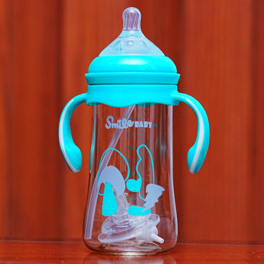 300ml Leak-proof Multifunction Sippy Cup with Straw (3 Years+)