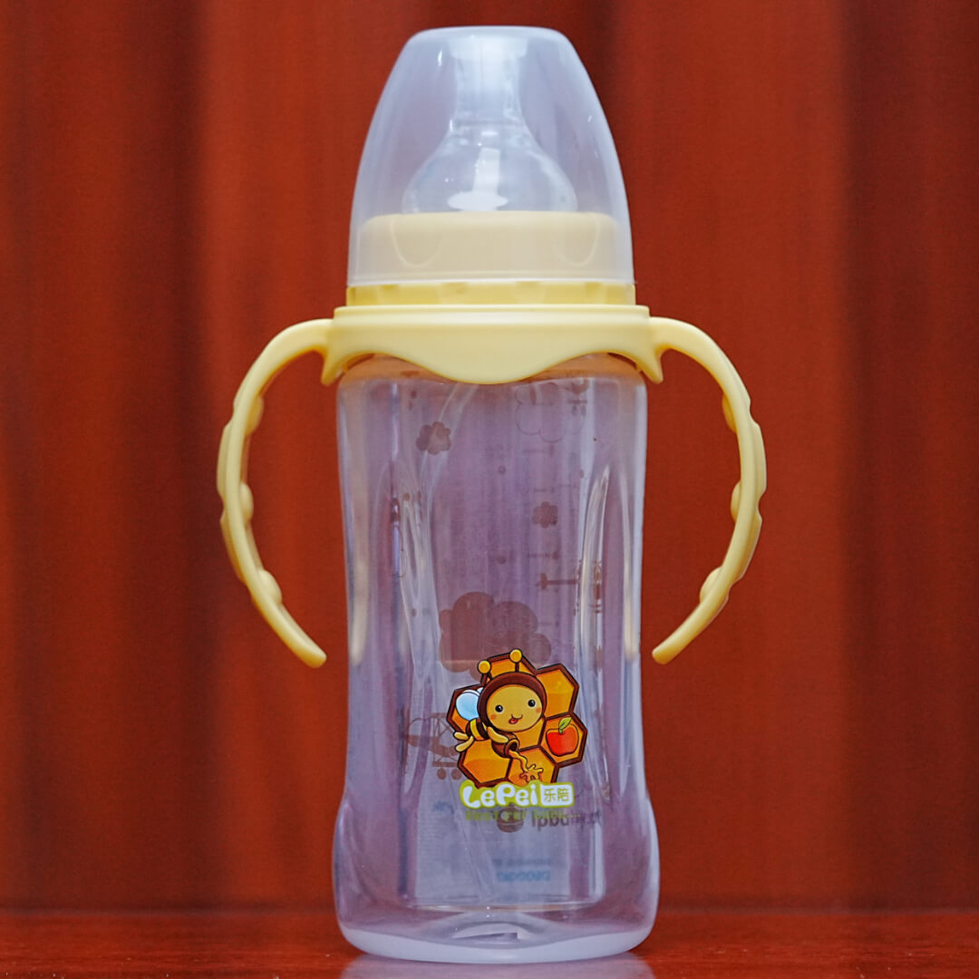 Double-Wall Glass Baby Bottle | 150/320ml | Wide Neck | BPA Free (Pakistan)