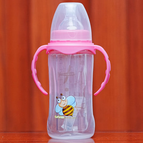 Double-Wall Glass Baby Bottle | 150/320ml | Wide Neck | BPA Free (Pakistan)