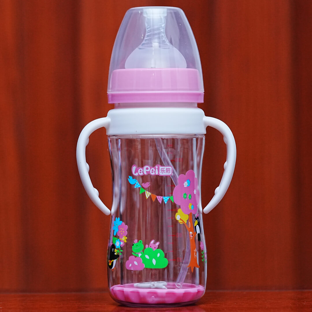 Glass Baby Bottle | 180ml | Wide Neck | BPA Free (Pakistan)