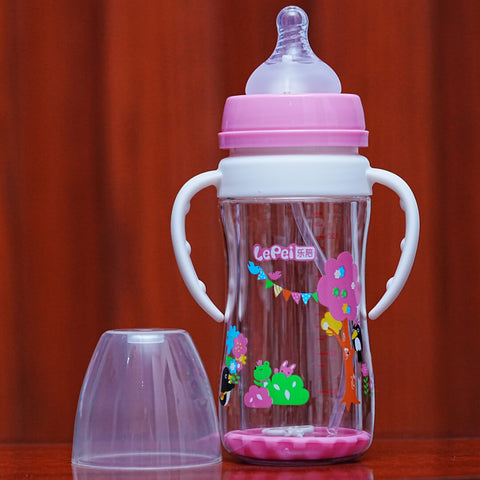 Glass Baby Bottle | 180ml | Wide Neck | BPA Free (Pakistan)