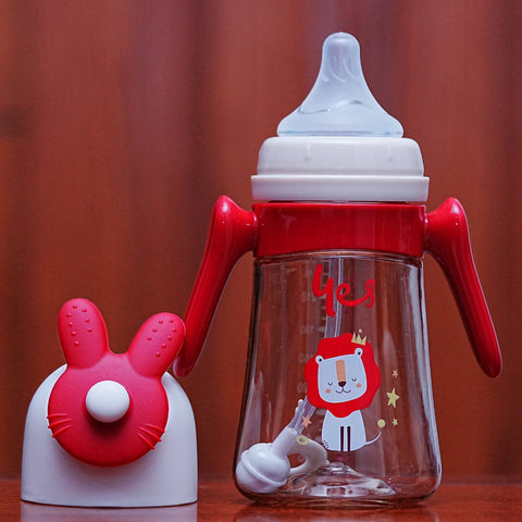 240ml PPSu Anti-Colic Baby Feeding Bottle with Cute Rabbit Design