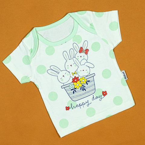 Happy Bunnies 3-Piece Baby Set – Soft Cotton Outfit for Boys and Girls | Babypro.pk