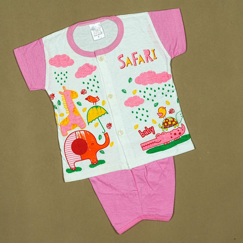 Little Fox 3-Piece Baby Set – Soft Cotton Outfit with Adorable Fox Print | Made in Thailand | Babypro.pk