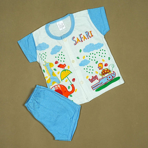 Little Fox 3-Piece Baby Set – Soft Cotton Outfit with Adorable Fox Print | Made in Thailand | Babypro.pk