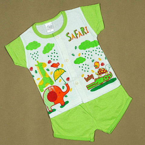 Little Fox 3-Piece Baby Set – Soft Cotton Outfit with Adorable Fox Print | Made in Thailand | Babypro.pk