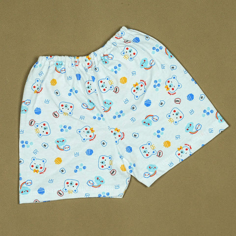 Baby Hood 2-Piece Bear-Themed Infant Set – Soft Cotton Shirt & Shorts | Babypro.pk