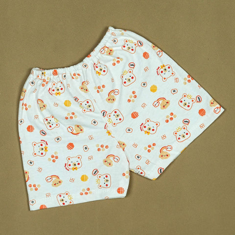 Baby Hood 2-Piece Bear-Themed Infant Set – Soft Cotton Shirt & Shorts | Babypro.pk